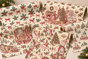 Vintage Holiday Toile Pattern Bundle, a Pattern Graphic by Olya Creative (Thumbnail 5 of 31)