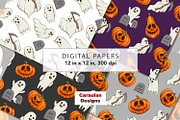 Halloween Patterns Collection, a Pattern Graphic by Serghei Caraulan (Thumbnail 3 of 9)