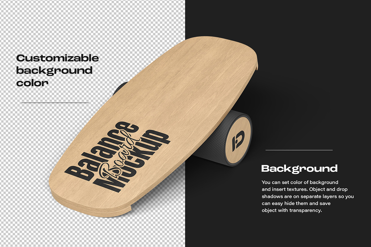 Balance Board Mockup Set, a Product Mockup by ForgeDesign (Photo 3 of 6)