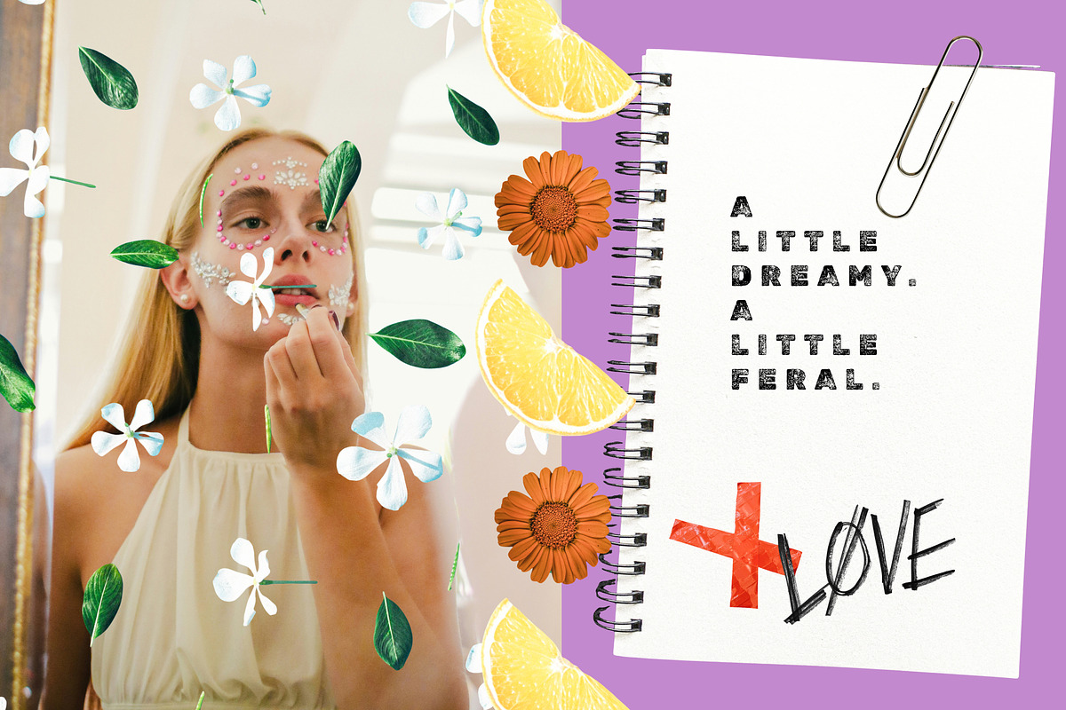 Whimsy Bloom: Mixed Media Scrapbook, an Object Graphic by Anzhelika (Photo 4 of 11)