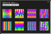 Spectrum lines patterns., a Pattern Graphic by Gudiny (Thumbnail 5 of 7)
