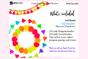 62 CRAFTY Pompom & Tassel Procreate, a Brushes & More by Fashion Workshop Bkk (Thumbnail 4 of 11)