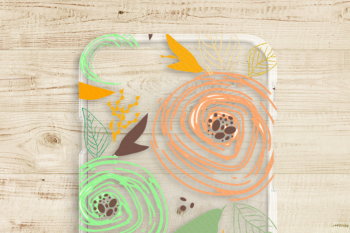 Papillons & Roses patterns, a Pattern Graphic by Anny Cecilia Walter (Photo 4 of 6)