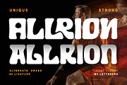 Allrion, a Sans Serif Font by Letterara (Thumbnail 1 of 15)