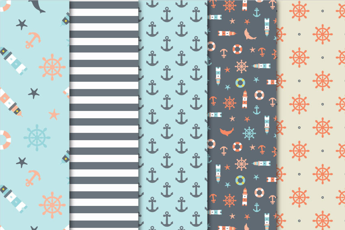 Digital Paper Nautical preview 2