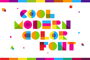 Garis Lengkung - Colorful Font, a Font by PutraCetol Studio (Thumbnail 4 of 8)