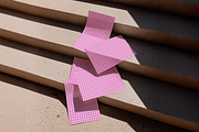 Multiple Folded Poster Stairs Mockup, an Advertising Mockup by The Rose Project (Thumbnail 3 of 3)