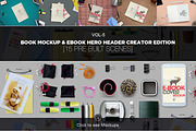 65 Book Mockups Bundle, a Print Template by ZippyPixels (Thumbnail 2 of 6)