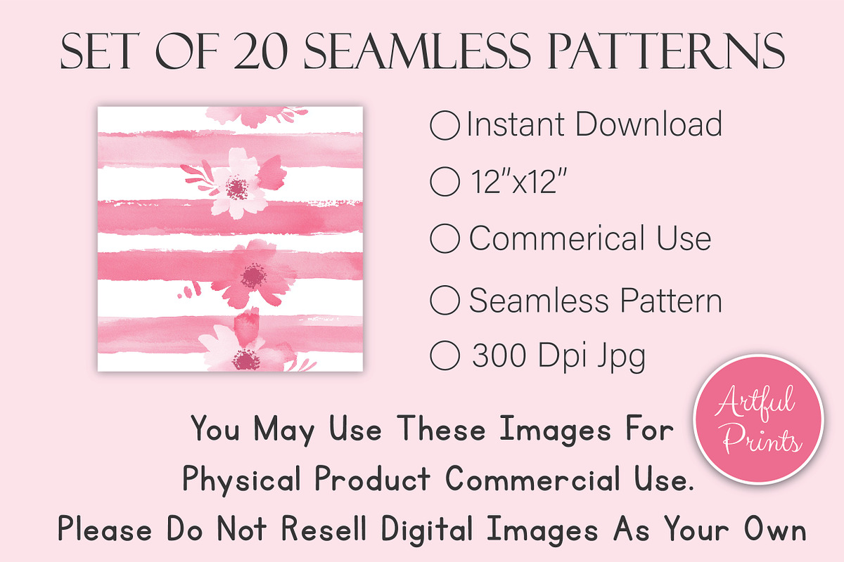 Charrey Bolsoom Seamless Pattern, a Pattern Graphic by Artful Prints (Photo 3 of 3)