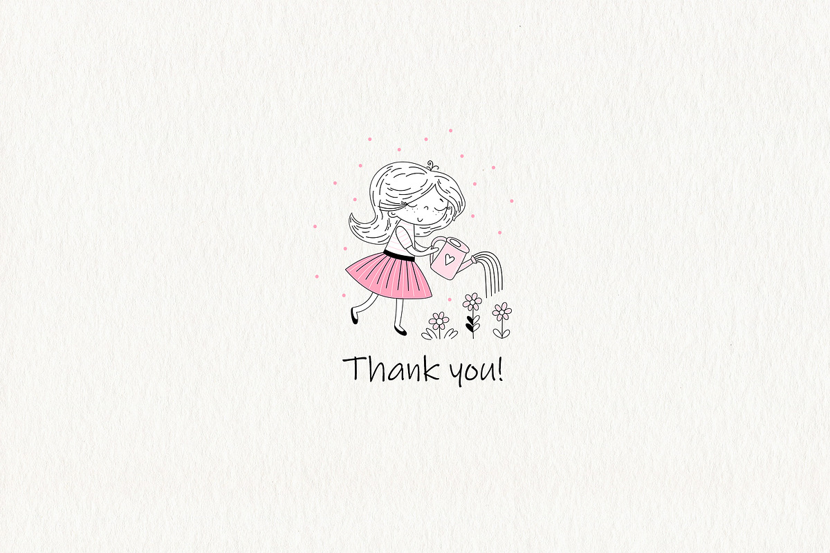 Cute Girls collection!, a Graphic by Irene_Boiko_ART (Photo 9 of 9)