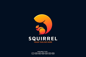 Squirrel Logo Template
