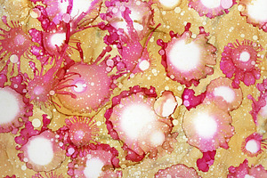 Vibrant alcohol ink pattern with pin, a Background Photo by zsofiapeto