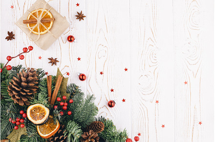 Christmas holiday background with