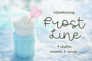 Frost Line Script, a Script Font by CuteDreamyDesign (Thumbnail 1 of 8)
