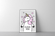 Vector unicorns set, 4 vector seamle, a Pattern Graphic by Olena Halahan (Thumbnail 5 of 5)