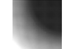 Halftone dot background. hand, an Illustration by Nenahliadava Design