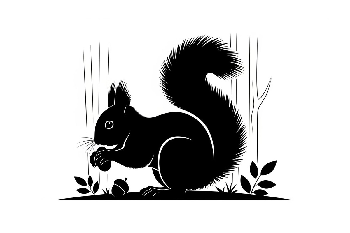 Black Squirrel Vector Icon Bundle, an Illustration by jahid234 (Photo 23 of 51)