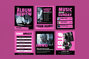 Music Instagram Template, a Social Media Template by graphicook (Thumbnail 2 of 3)