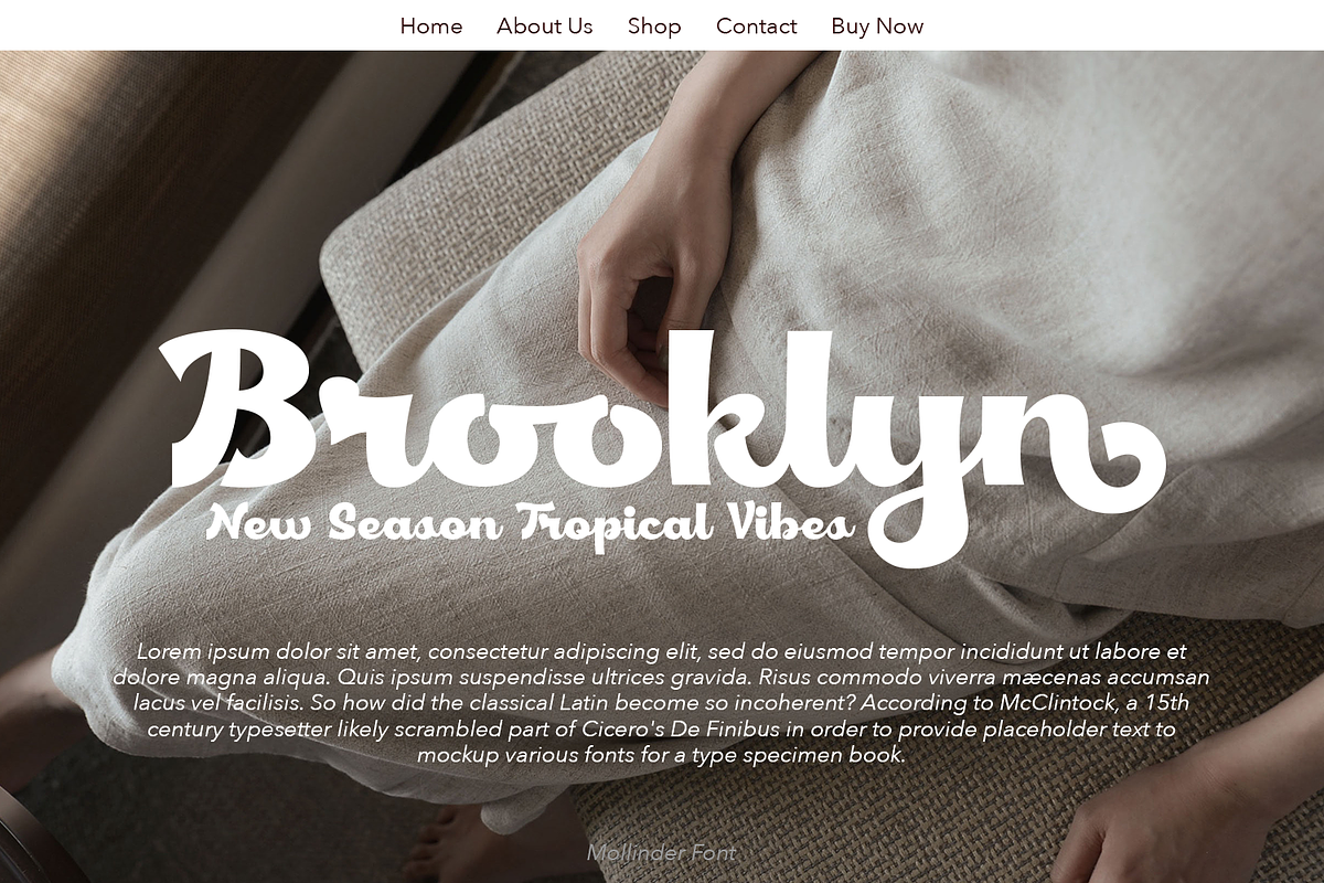 Mollinder Font, a Script Font by TypeClassHeroes (Photo 2 of 16)