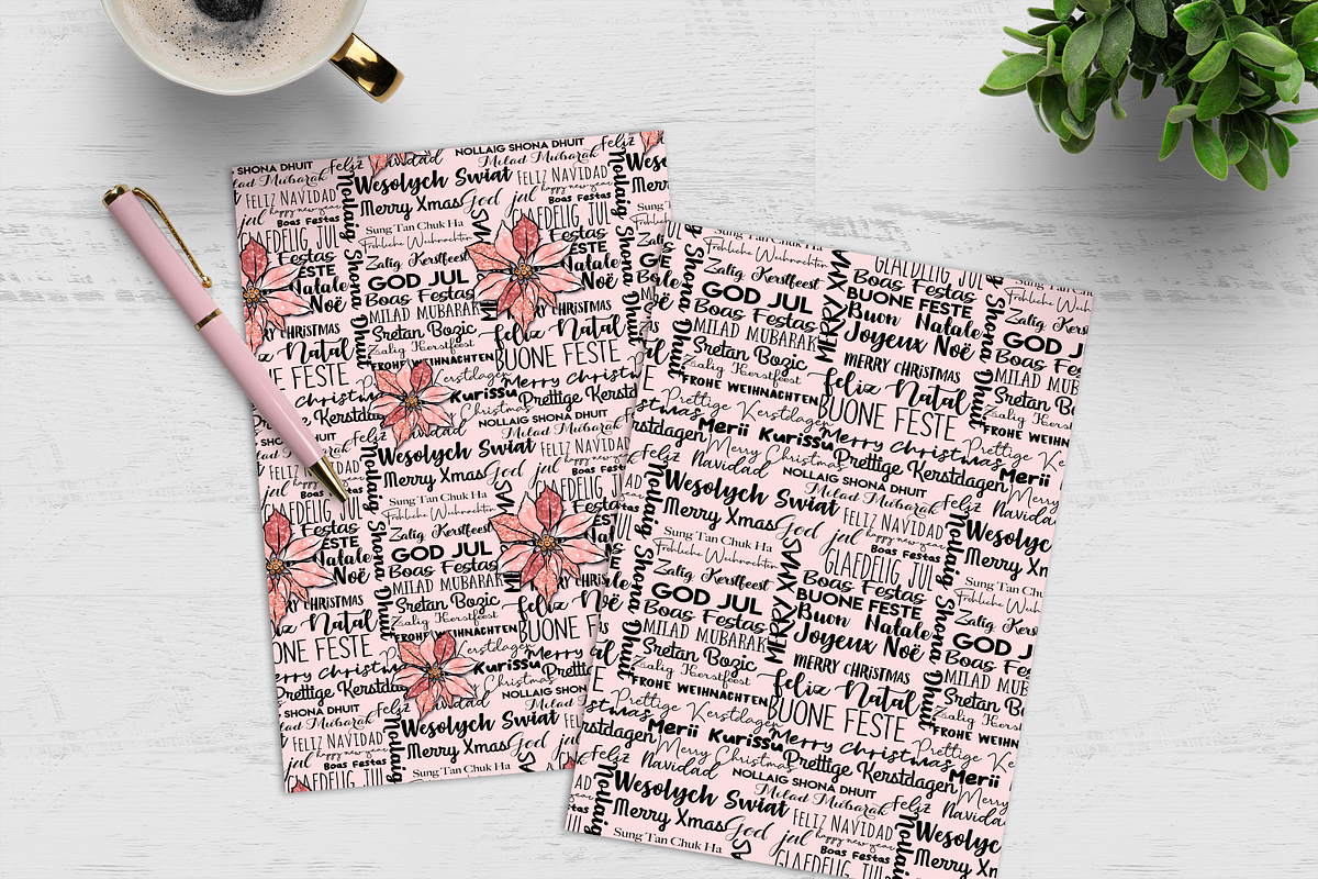 Christmas Digital Paper pack, a Pattern Graphic by The GG Shop (Photo 3 of 10)
