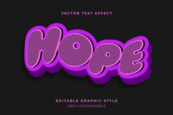 Halftone Pop Shadow Text Effect preview 3