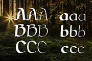 Celtic Script Font 'Moria', a Font by FontMasons (Thumbnail 3 of 3)