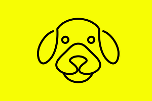 animal pets puppy dog labrador logo, a Branding & Logo Template by devastd