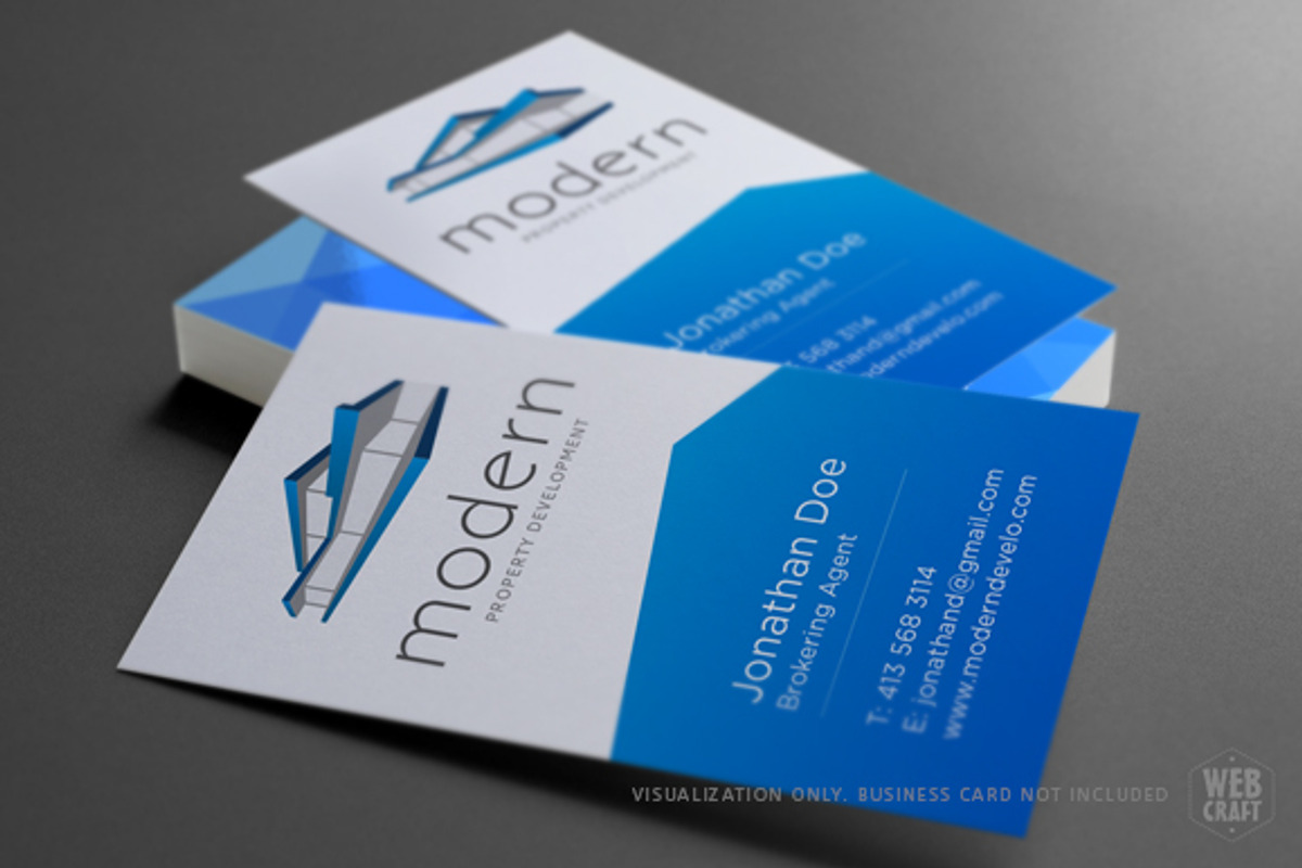 Modern Real Estate Logo Template, a Branding & Logo Template by WebCraft (Photo 2 of 4)