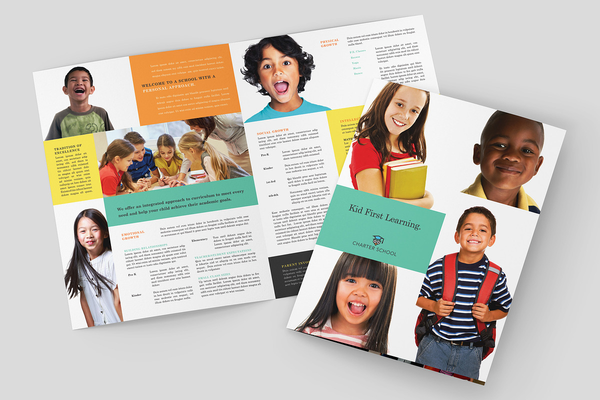 School Brochure Template, a Brochure Template by StockLayouts (Photo 1 of 4)