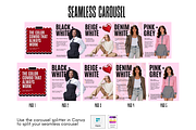 15 Fashion Instagram Carousel Design, a Social Media Template by thecyella.co (Thumbnail 4 of 5)