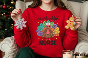 One Thankful Nurse Turkey PNG, an Illustration by DreamCafeArt (Thumbnail 3 of 4)