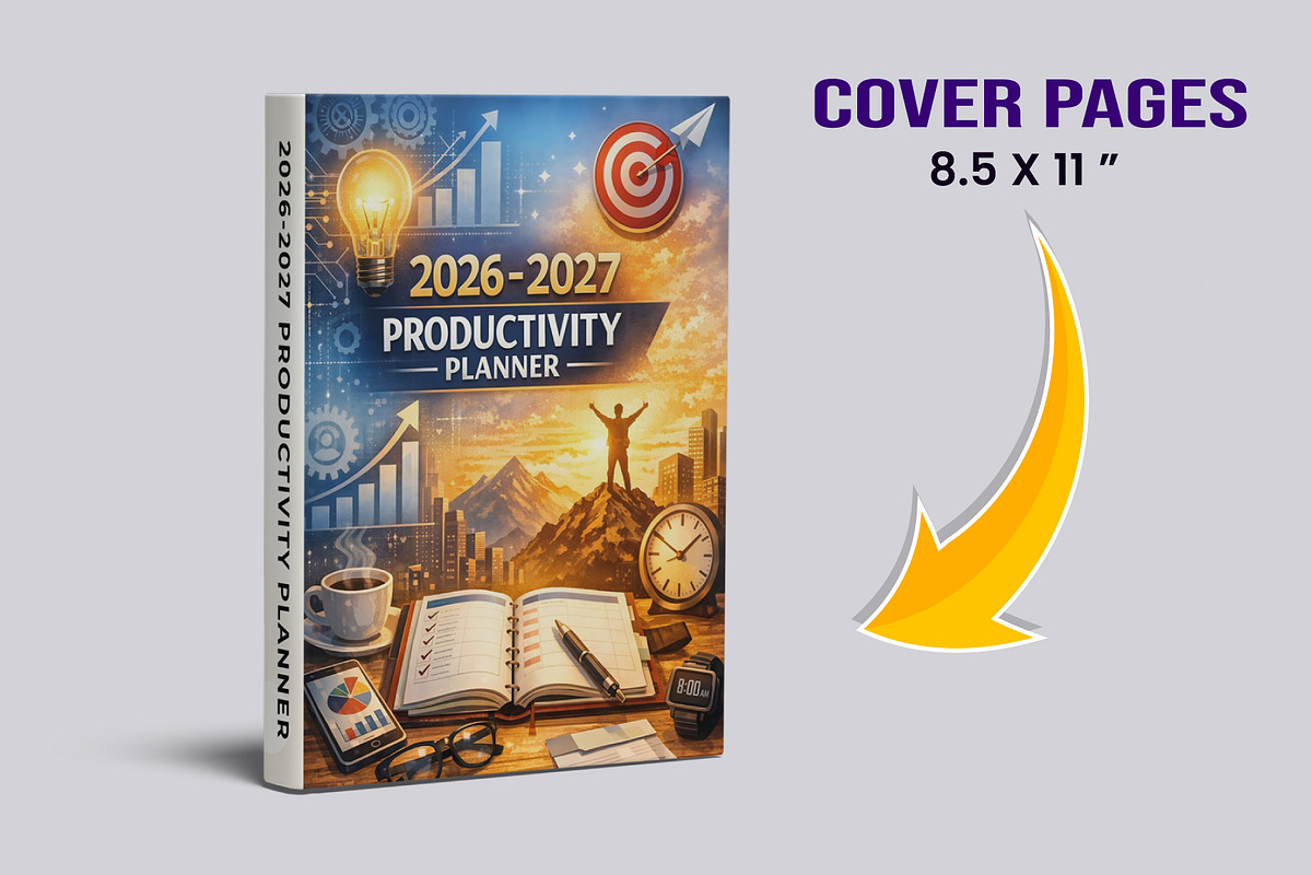 26–2027 Productivity Planner, a Stationery Template by Designmela01 (Photo 10 of 10)