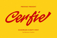 Cerfie Script Handmade Font