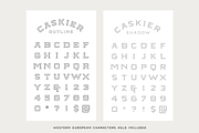 CASKIER (10 Font Files), a Serif Font by Hustle Supply Co. (Thumbnail 8 of 9)