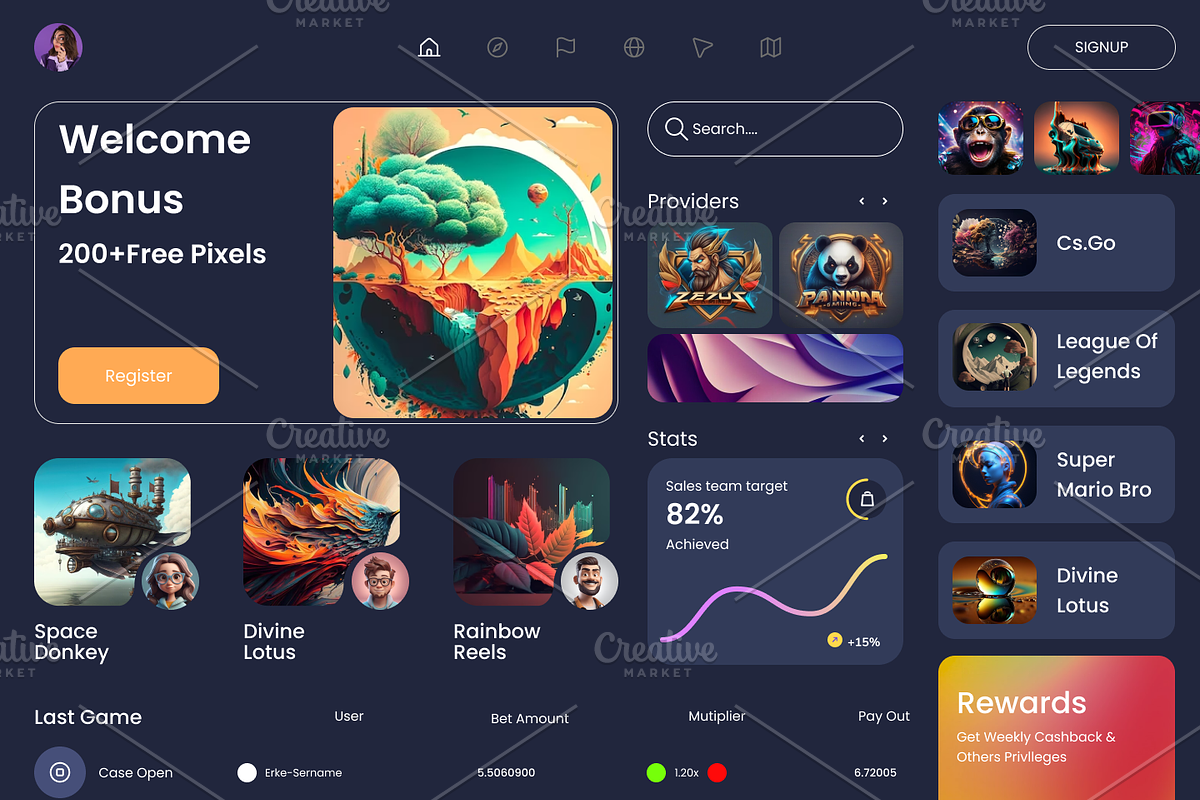 Ultimate Figma UI Dashboards Kit, an UI Kit Template by Hammad Arif (Photo 13 of 23)