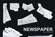 Newspaper Cutouts Collage Grunge Kit, an Object Graphic by ilonitta (Thumbnail 3 of 10)