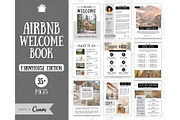 Airbnb Welcome Book Template 35pgs, a Poster Template by Templatables (Thumbnail 1 of 8)