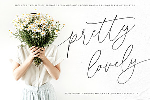 Rose Moon Romantic Script Font