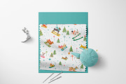 Dogs apres ski pattern, a Pattern Graphic by Tani Kuzminka (Thumbnail 4 of 5)