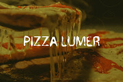 Pizza Lumer Display Font, a Font by Nickhard (Thumbnail 1 of 6)