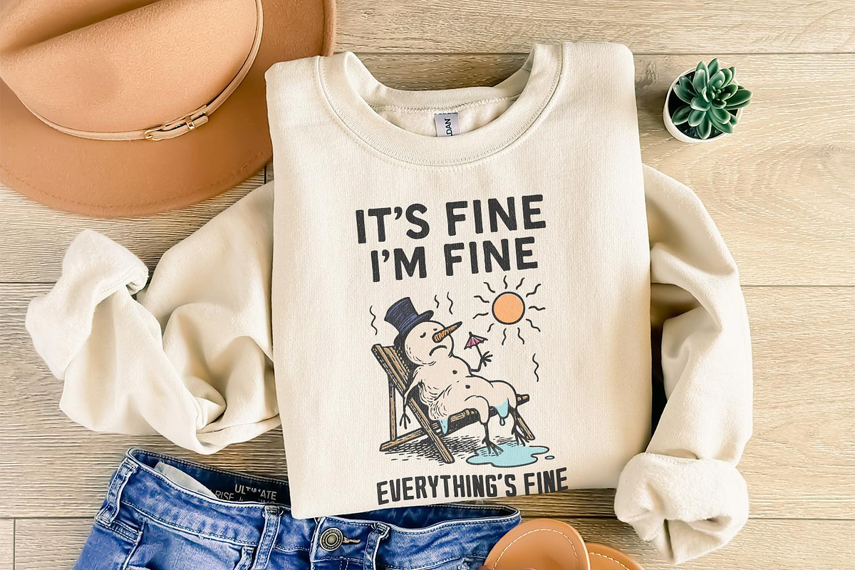 Its Fine Im Fine Everythings, an Illustration by SharpMarketplace (Photo 8 of 9)