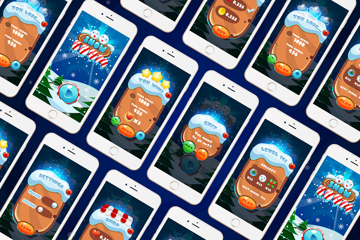 Winter GUI, an Android Mockup by JUBO (Photo 1 of 4)