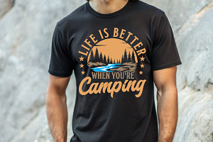 Life Is Better When You're T-shirt, an Illustration by Crafts Bundle