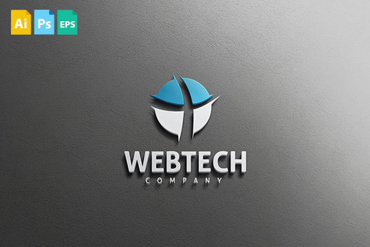 Webtech Logo, a Branding & Logo Template by Schneider Design Store (Photo 1 of 3)