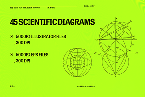 45 Science Diagram Vector Graphics