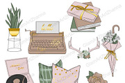 Home Sweet Home Clipart, an Object Illustration by GlamArtZhanna (Thumbnail 2 of 3)