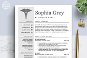 Nursing Medical Resume CV Template, a Resume Template by The Art of Resume (Thumbnail 1 of 8)