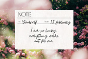 Forever Yours cute font, a Handwritten Font by BilberryCreates (Thumbnail 9 of 9)