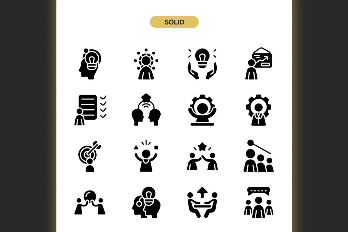 Team Building Icons, an Icon by Spacepixel Creative (Photo 3 of 3)