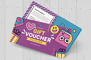 Colorful Gift Voucher Template, a Card Template by MightyDesign (Thumbnail 3 of 6)